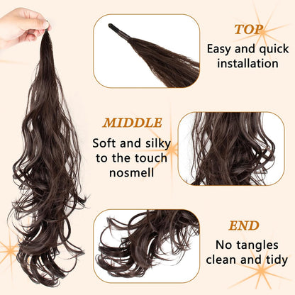 32 Inch Flexible Wrap Around Ponytail