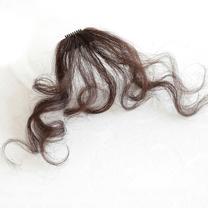 100% Human Hair curly hair air bangs