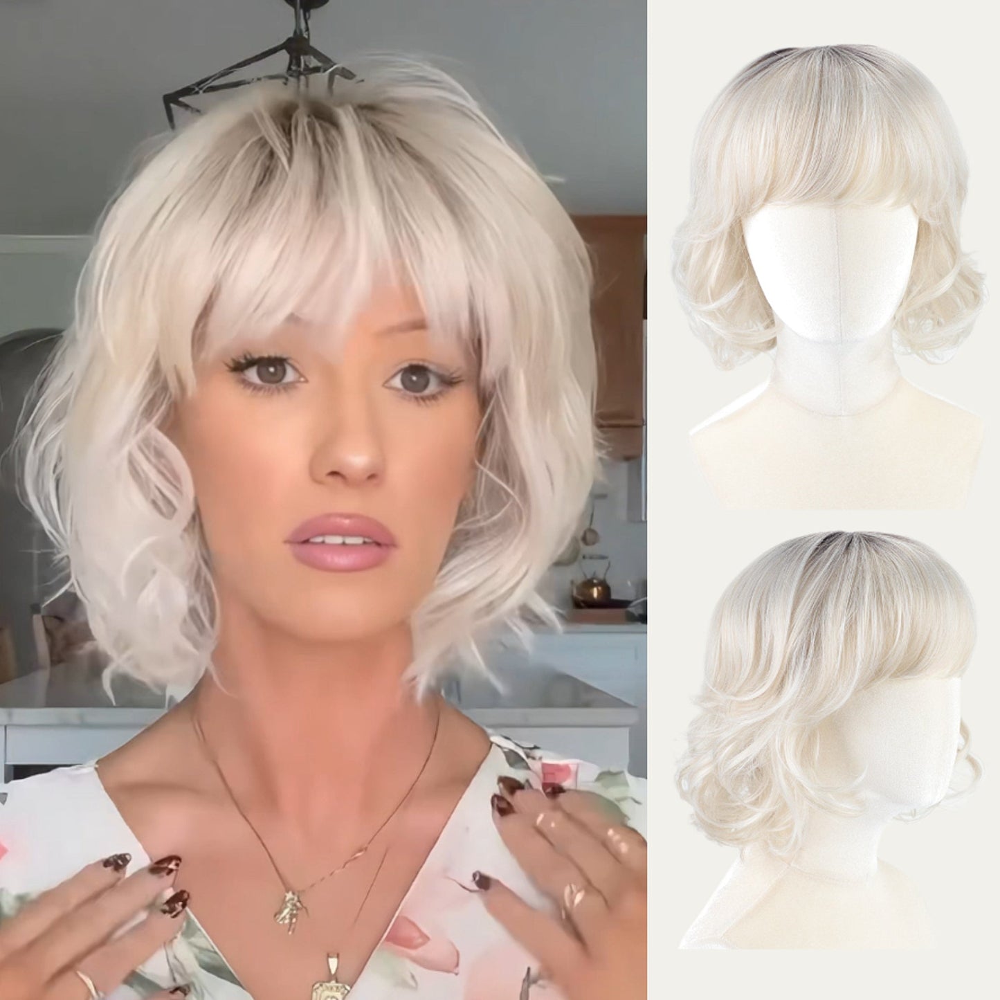 Chloe - Wigyy Curl Bob Wig with Bang