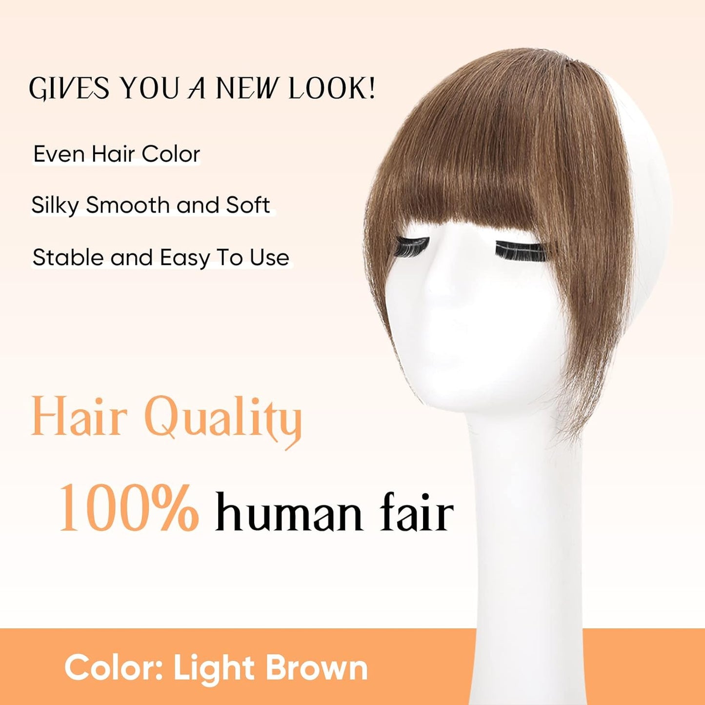 Clip in Bangs-100% human hair French Bangs in hair pieces
