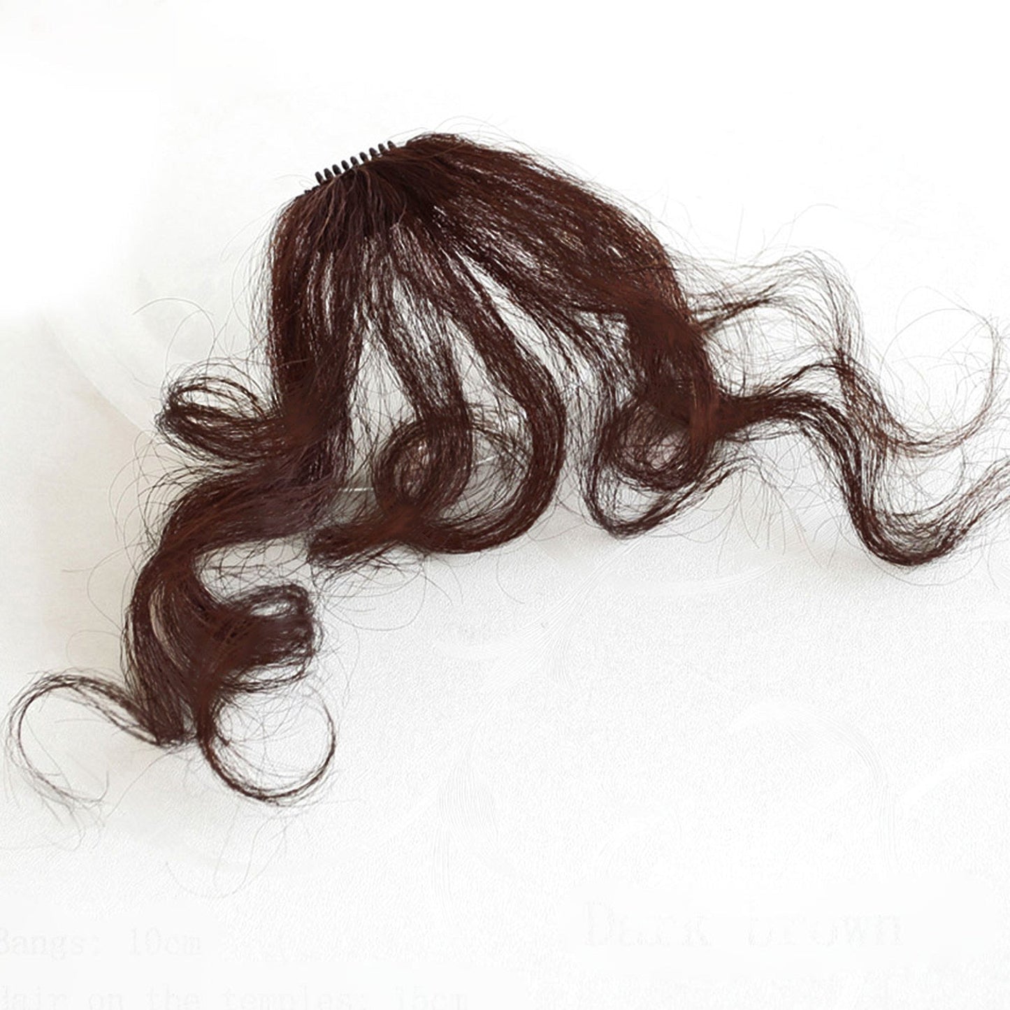 100% Human Hair curly hair air bangs