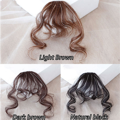 100% Human Hair curly hair air bangs