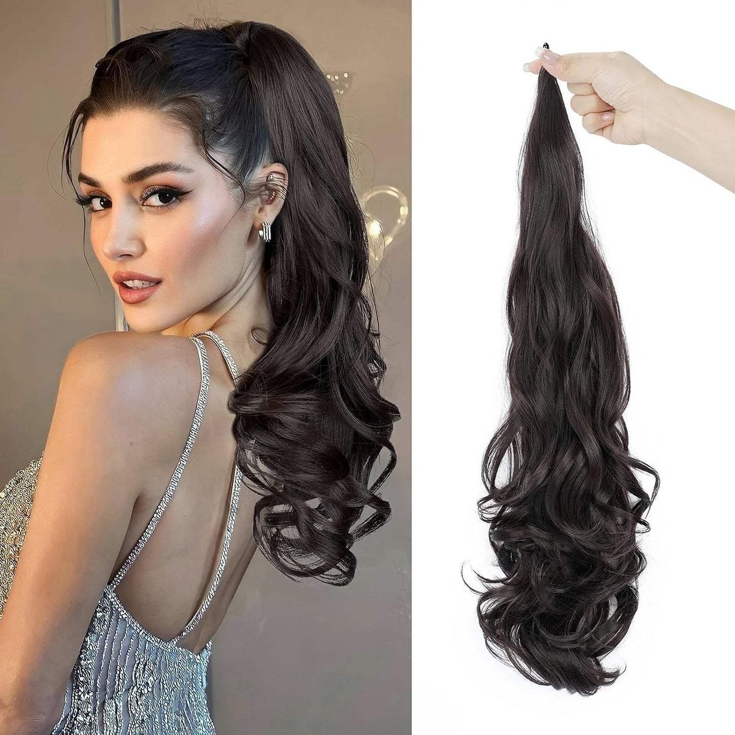 32 Inch Flexible Wrap Around Ponytail