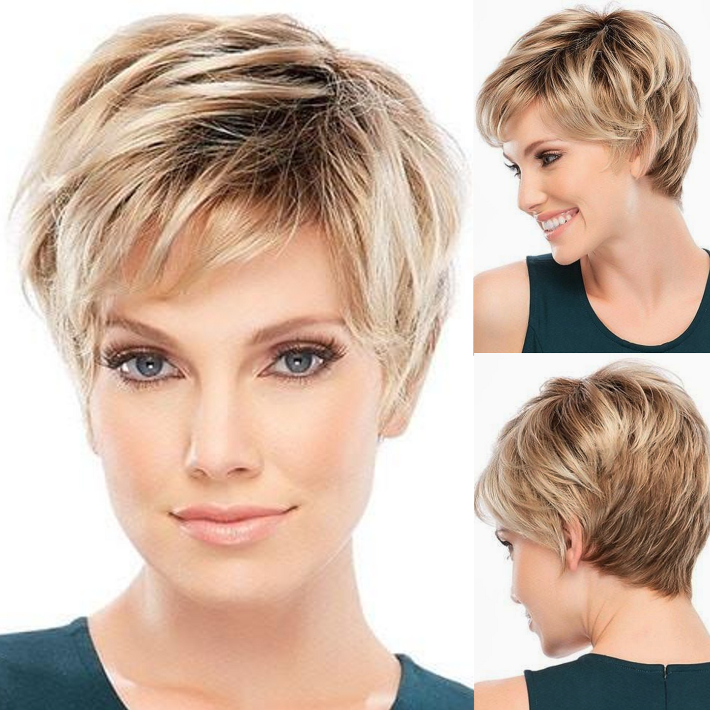 Willow - Wigyy Pixie Soft Natural Short Synthetic Wigs