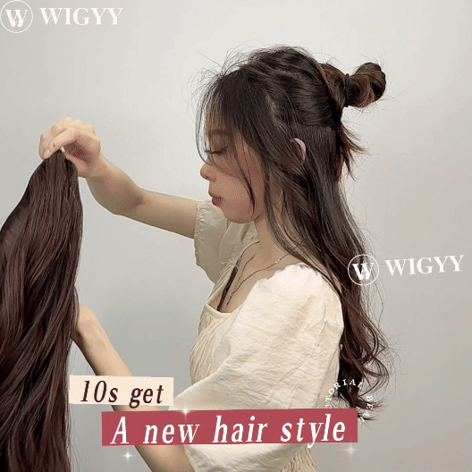 Wave Clip in Hair Extensions Wigs