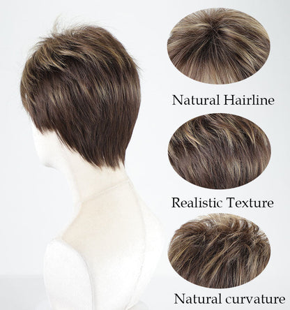 Willow - Wigyy Pixie Soft Natural Short Synthetic Wigs