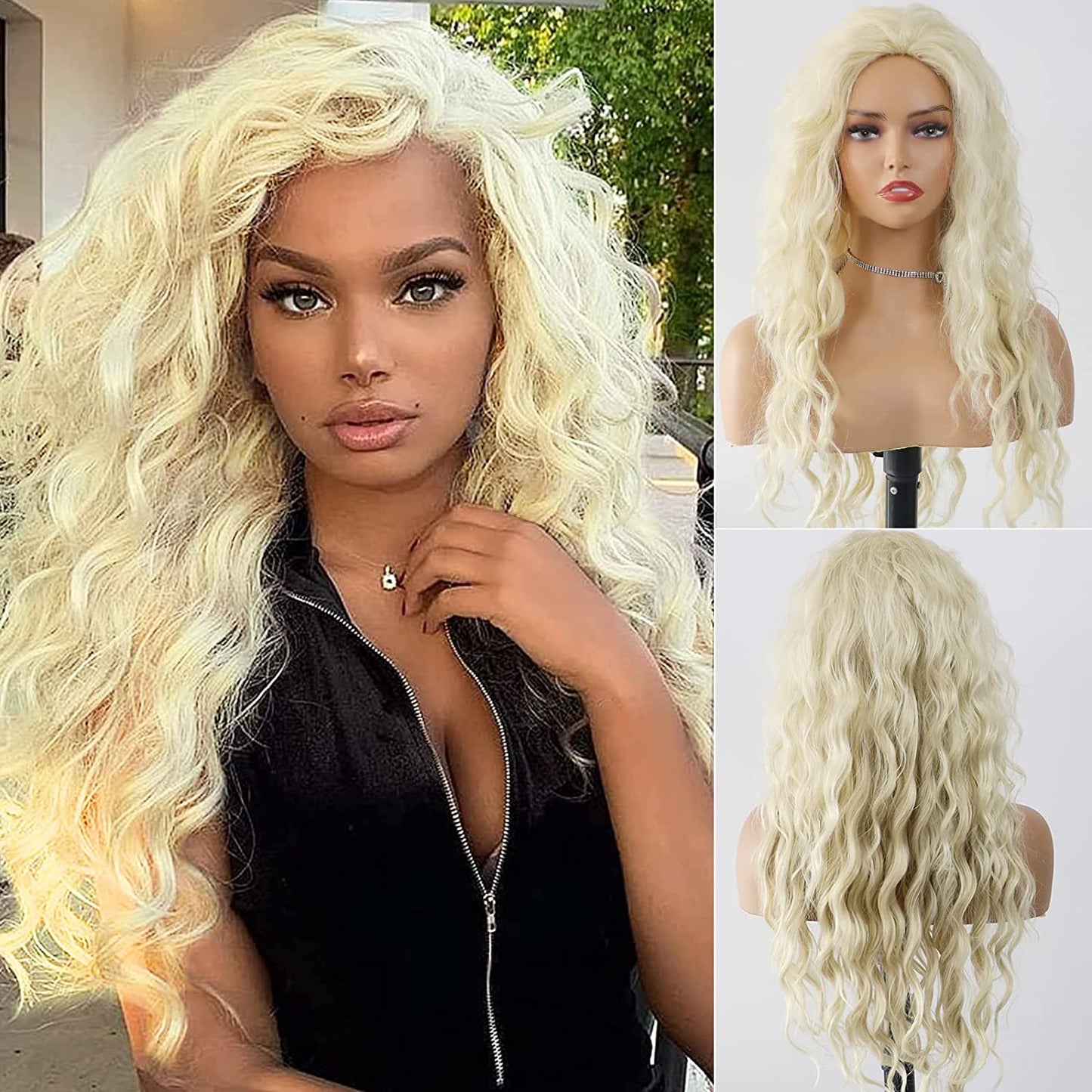 New Wave Golden Fluffy Hot Wigs