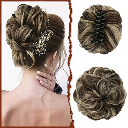 Claw Clip Messy Bun Hair Piece