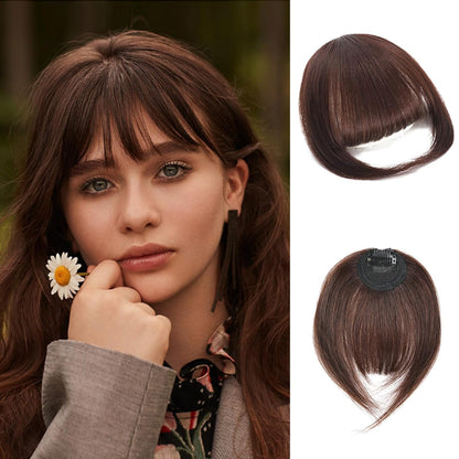 Clip in Bangs-100% human hair French Bangs in hair pieces