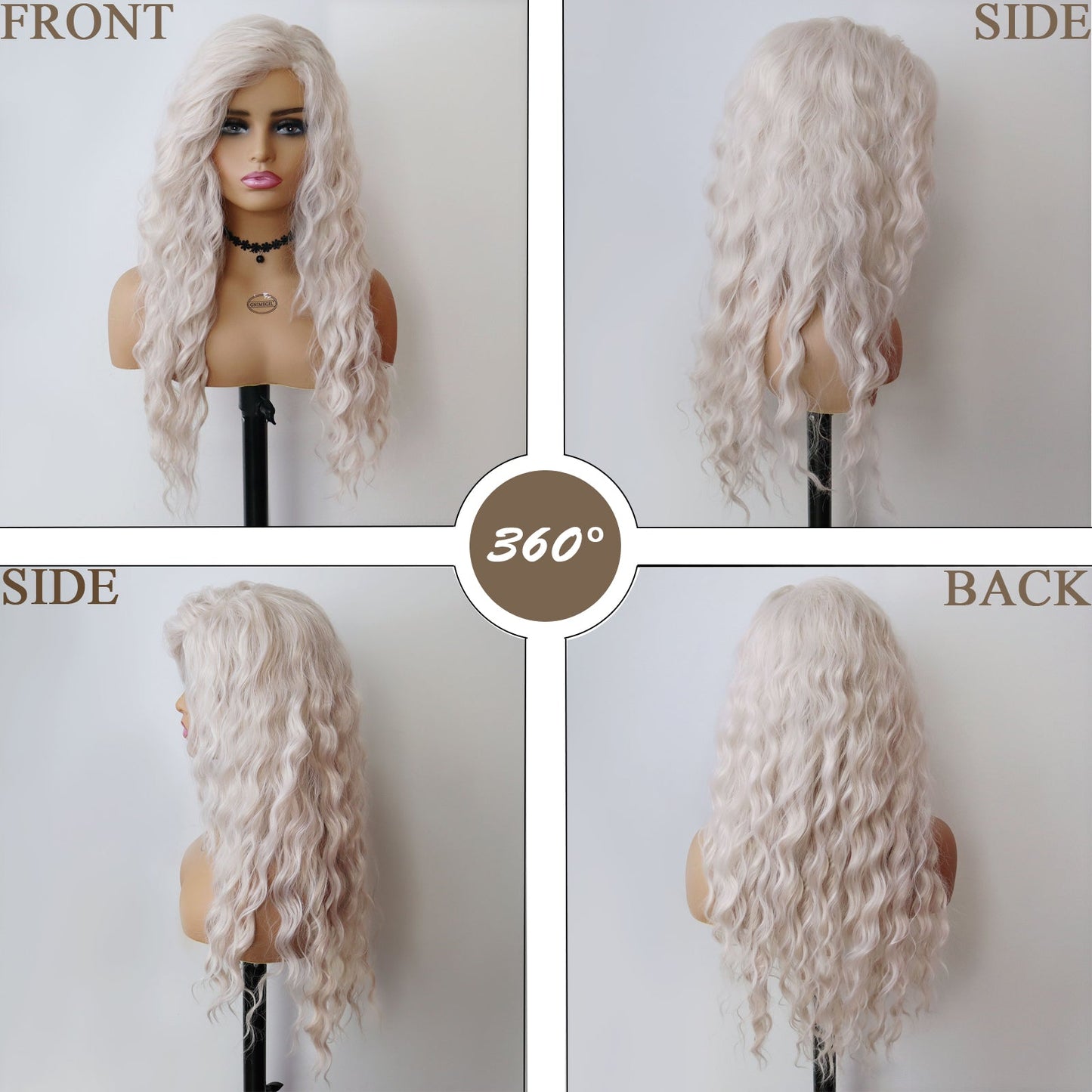 New Wave Golden Fluffy Hot Wigs