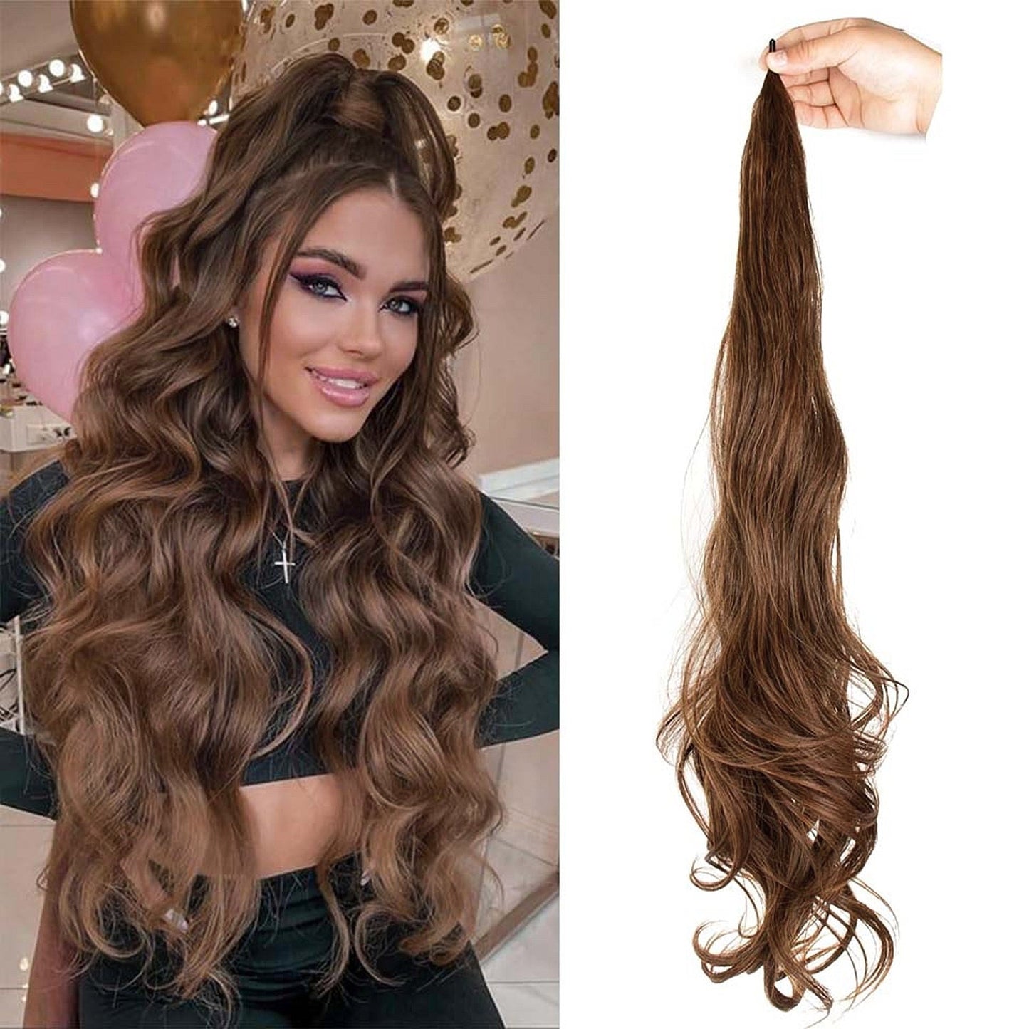 32 Inch Flexible Wrap Around Ponytail