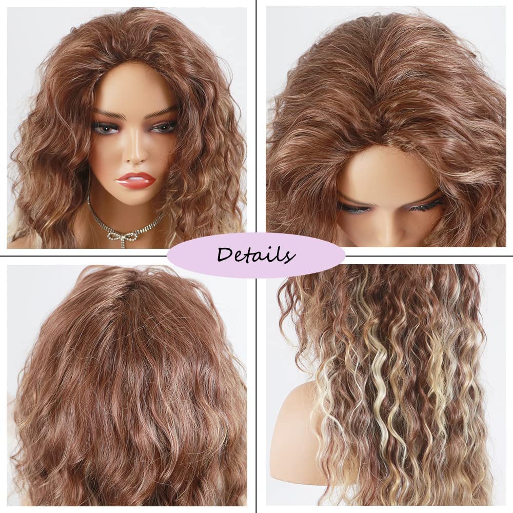 New Wave Golden Fluffy Hot Wigs