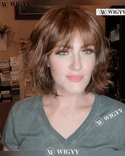 Adelaide - Wigyy Cutest Wave Elegant Wig with Bang