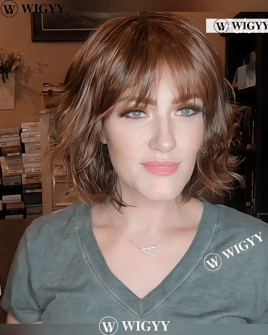Adelaide - Wigyy Cutest Wave Elegant Wig with Bang