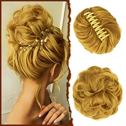 Claw Clip Messy Bun Hair Piece