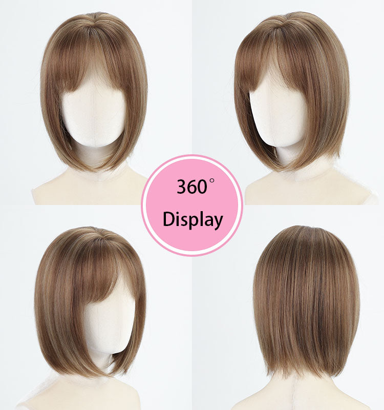 Clara - Wigyy Daily Use Highlighted Elegant Wig for White Women