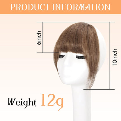 Clip in Bangs-100% human hair French Bangs in hair pieces