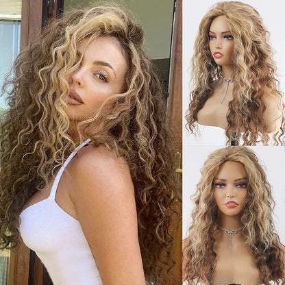 New Wave Golden Fluffy Hot Wigs