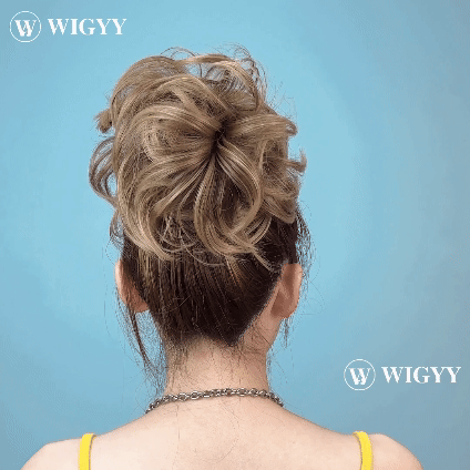 Messy Bun Hair Piece Side Comb Clip in Hair Bun Hairpiece
