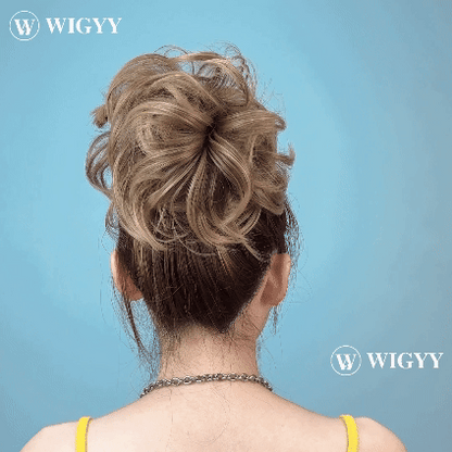 Messy Bun Hair Piece Side Comb Clip in Hair Bun Hairpiece