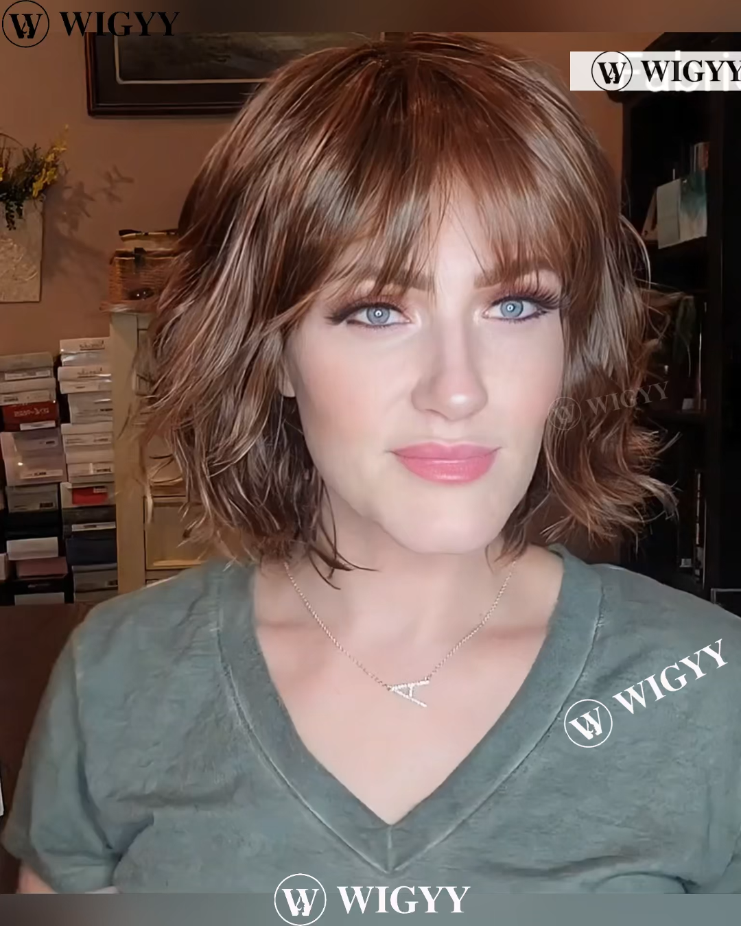 Adelaide - Wigyy Cutest Wave Elegant Wig with Bang