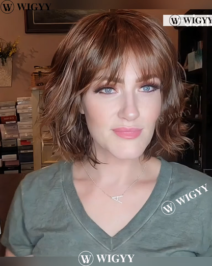 Adelaide - Wigyy Cutest Wave Elegant Wig with Bang