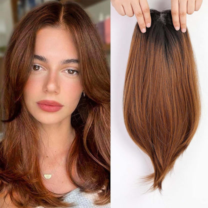 Rachel - 100% Human Hair 14 Inch Hair Toppers for Women Hair Pieces