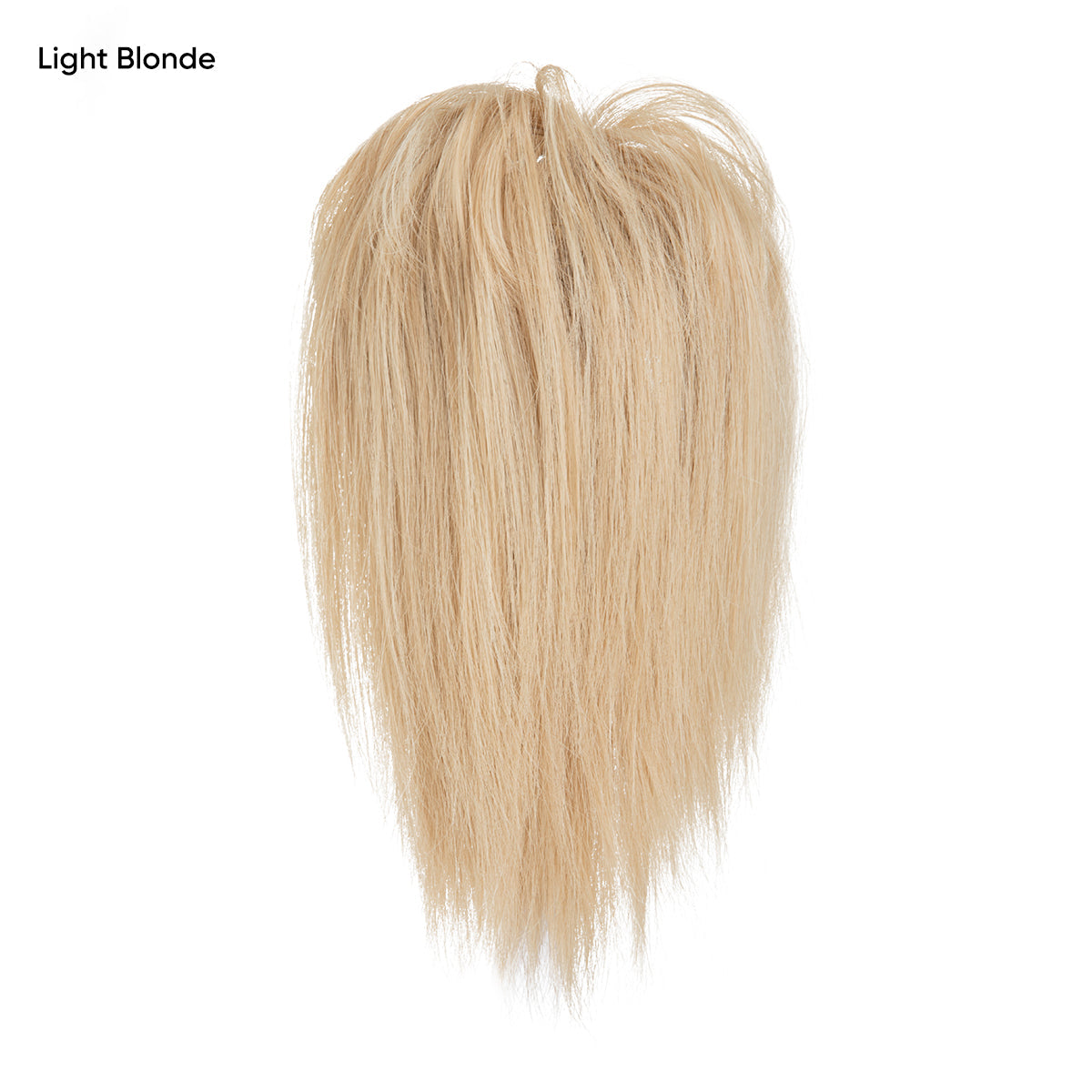 Messy ponytail clip extends hair