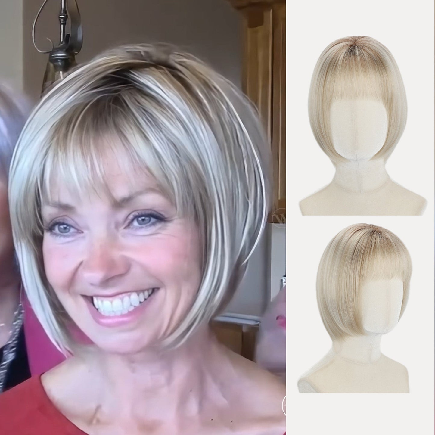 Perla - Wigyy Bob Elegant Wig with Bang