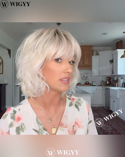 Chloe - Wigyy Curl Bob Wig with Bang