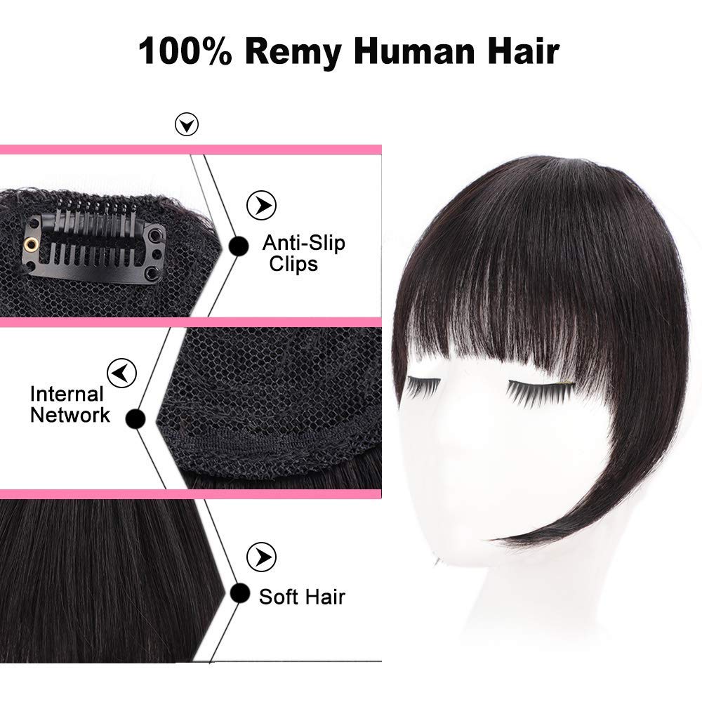 100% Human Hair Cute Bangs