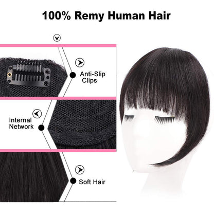 100% Human Hair Cute Bangs