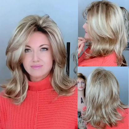 Rose - Wigyy Shouder Length Curl Elegant Wig