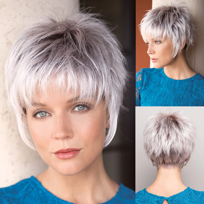 Charlie  - Highlight Short Pixie Wigs