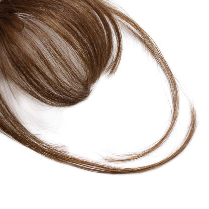 100% Human Hair Clip in Air Bangs
