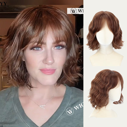 Bernice - Wigyy Wave Bob Elegant Wig with Bang