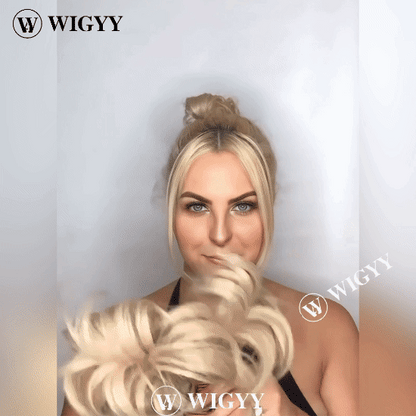 Messy Bun Hair Piece Side Comb Clip in Hair Bun Hairpiece