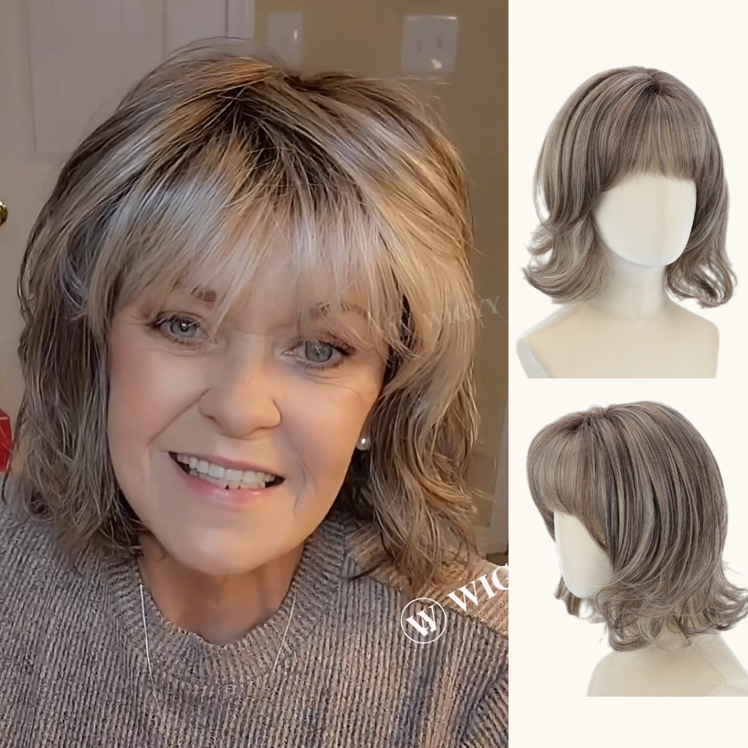 Bernice - Wigyy Wave Bob Elegant Wig with Bang