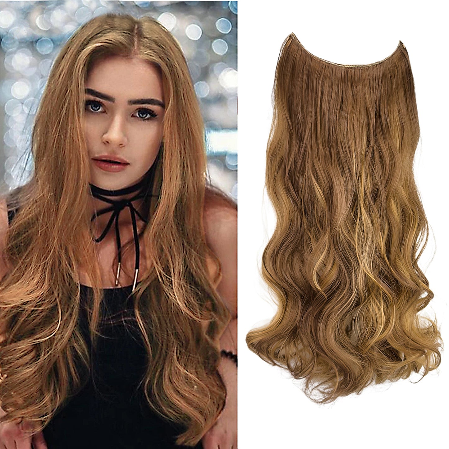 Wave Clip in Hair Extensions Wigs