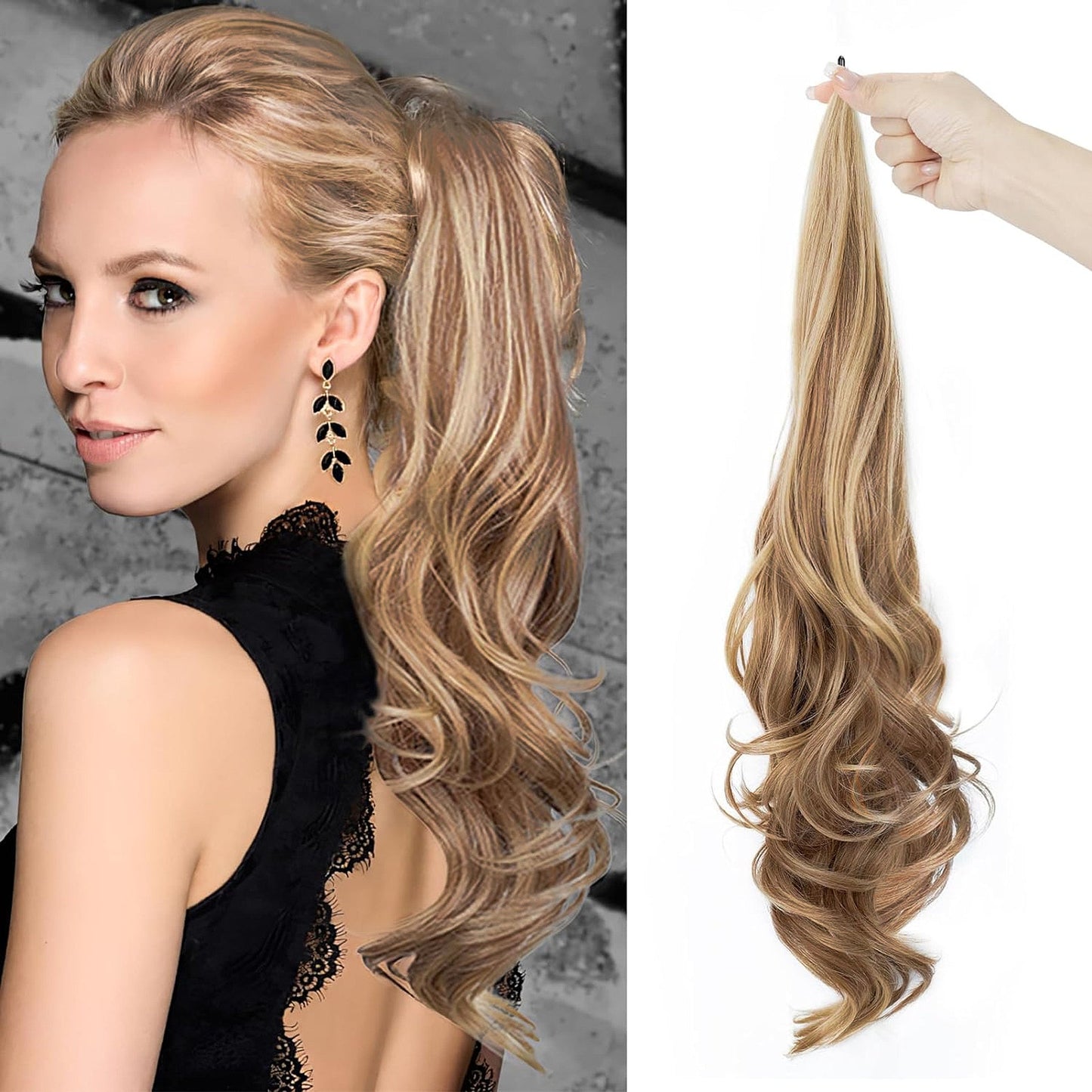 32 Inch Flexible Wrap Around Ponytail