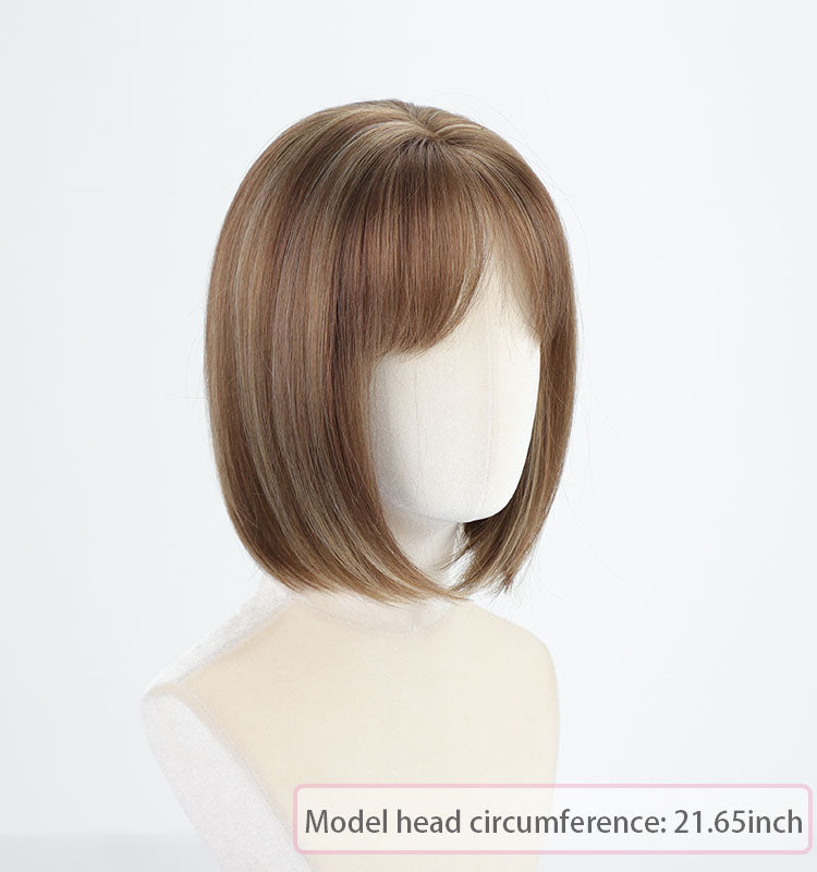 Clara - Wigyy Daily Use Highlighted Elegant Wig for White Women