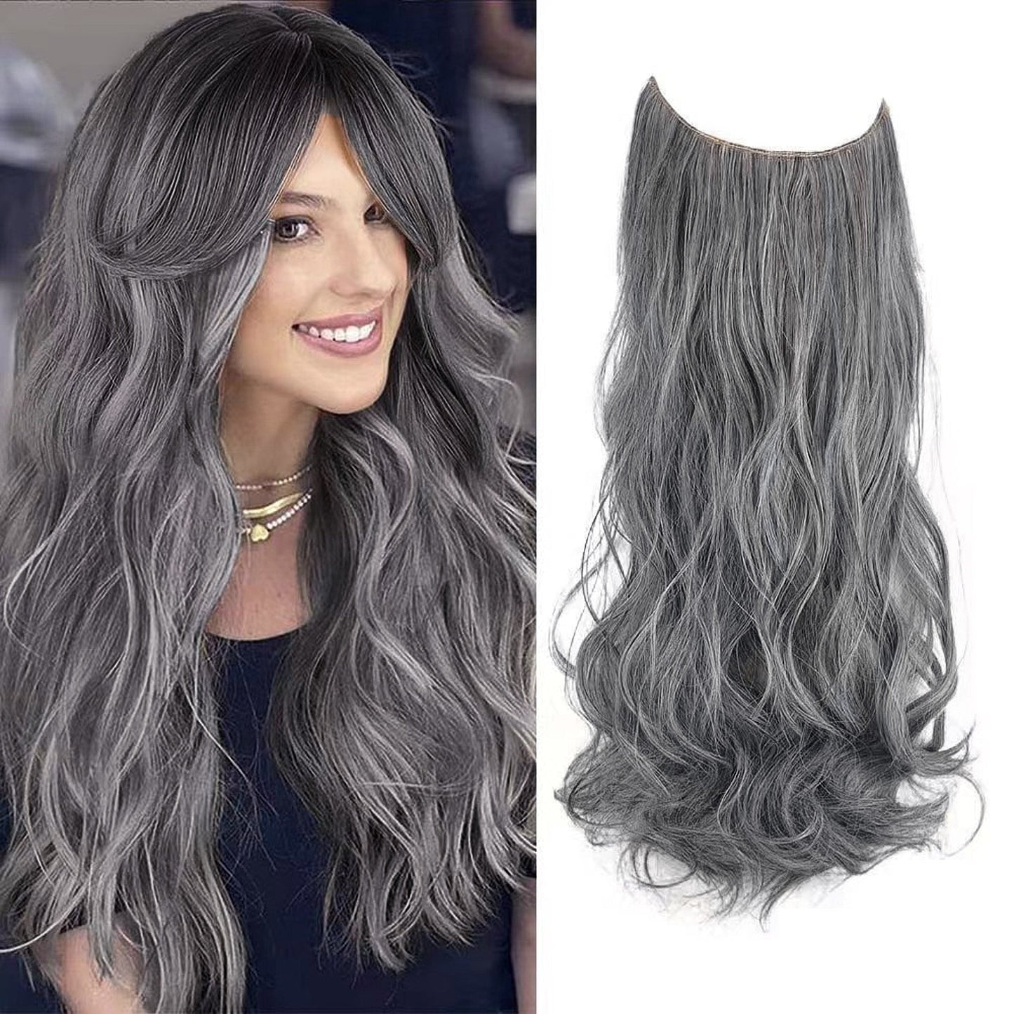 Wave Clip in Hair Extensions Wigs