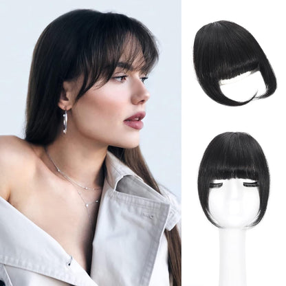 Clip in Bangs-100% human hair French Bangs in hair pieces
