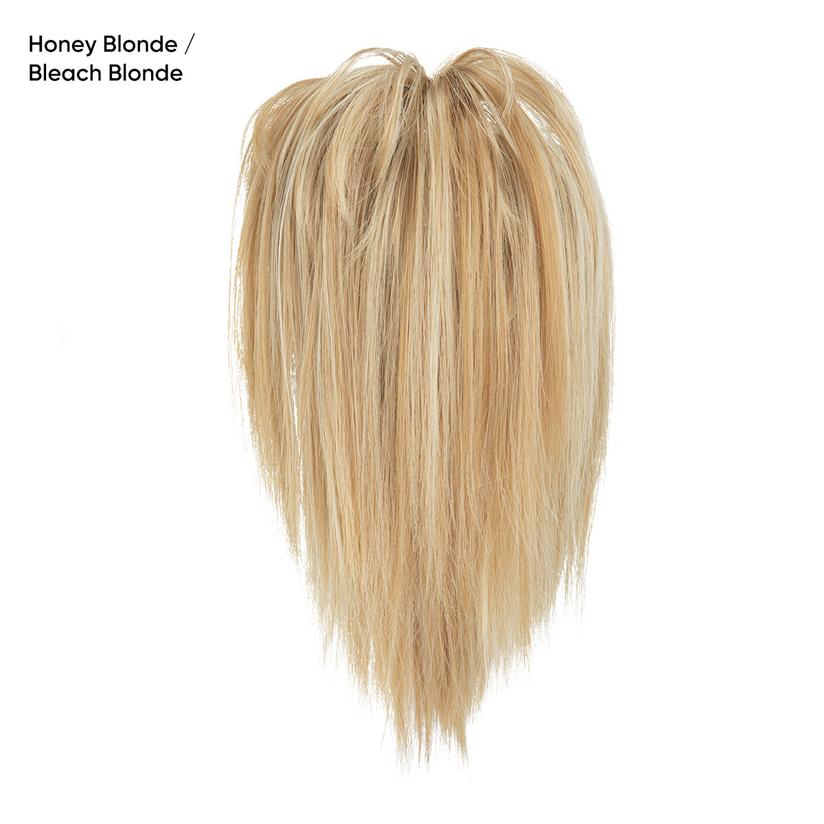 Messy ponytail clip extends hair