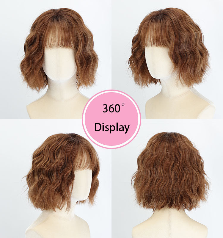 Bernice - Wigyy Wave Bob Elegant Wig with Bang