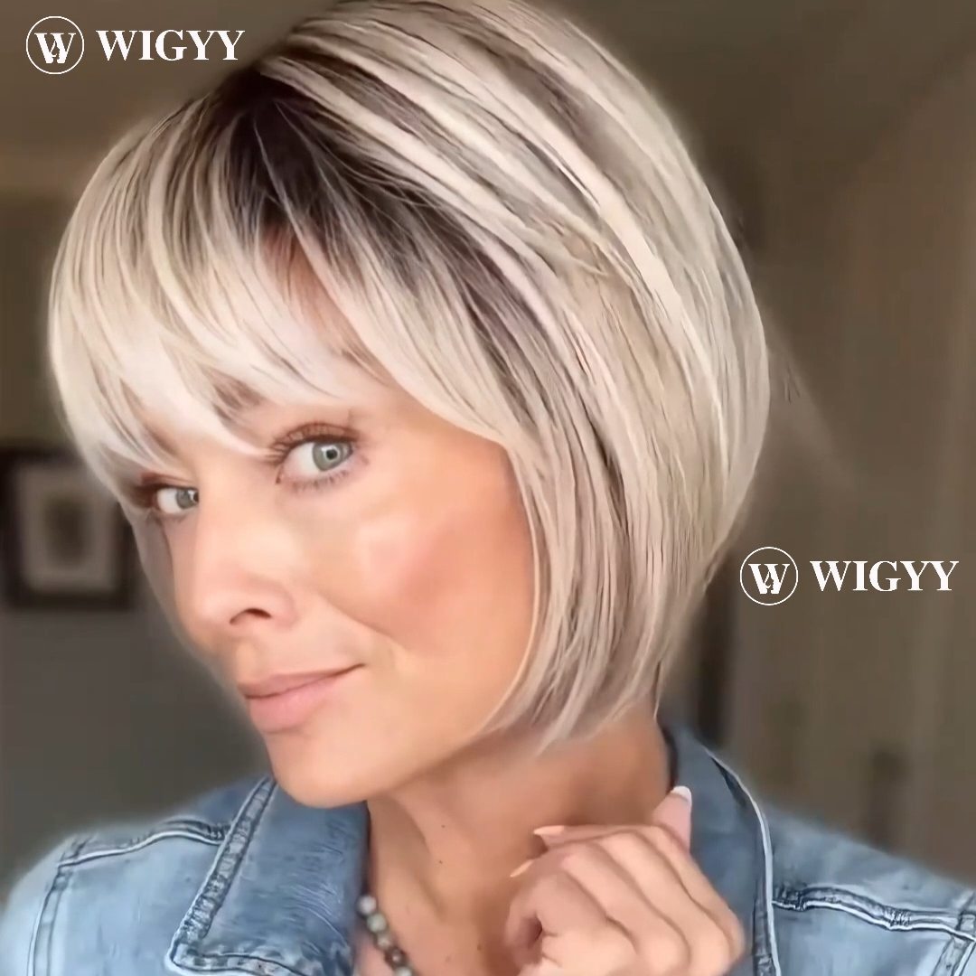 Perla - Wigyy Bob Elegant Wig with Bang