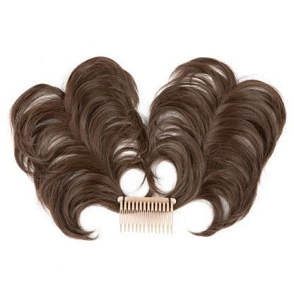 Messy Bun Hair Piece Side Comb Clip in Hair Bun Hairpiece