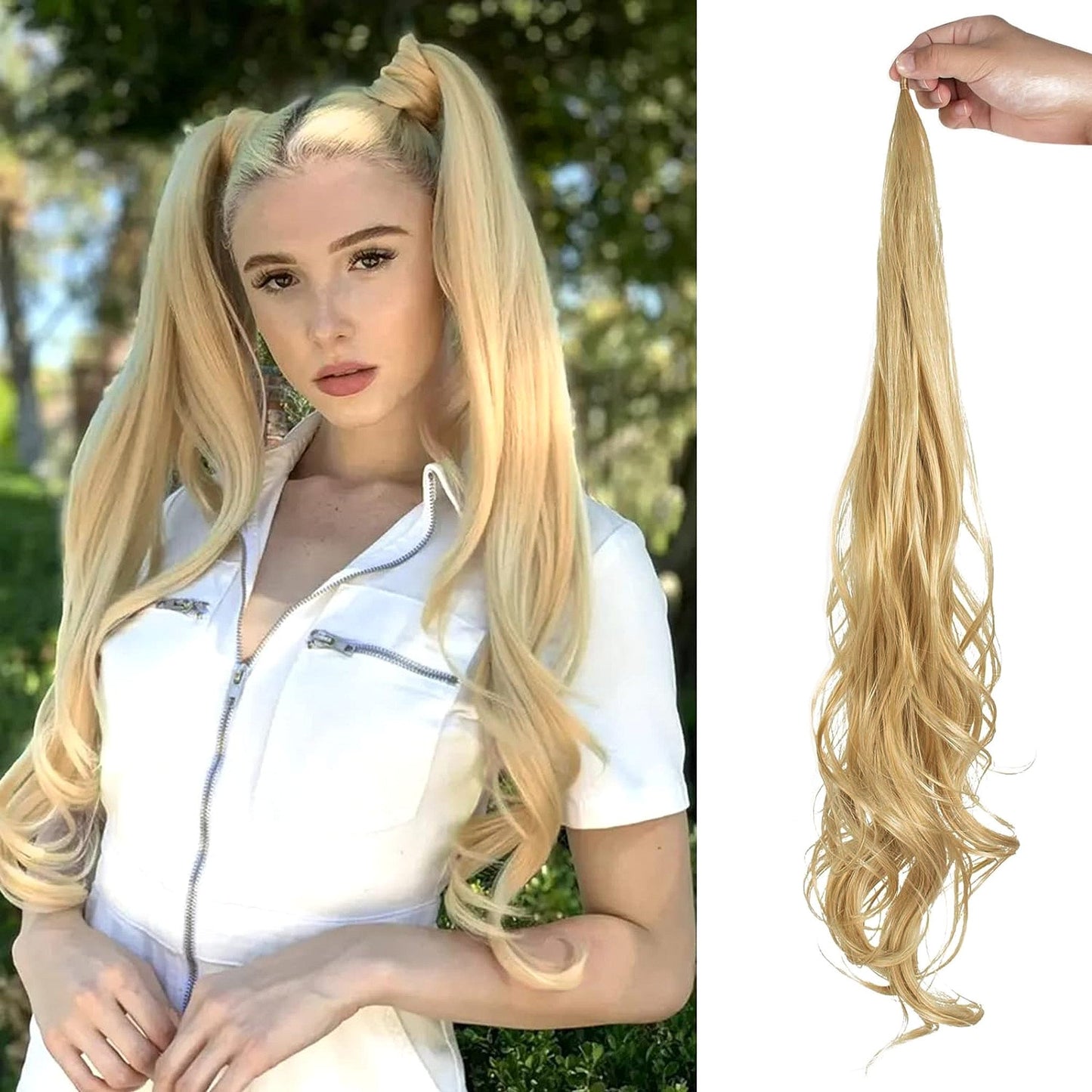 32 Inch Flexible Wrap Around Ponytail