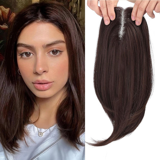 Rachel - 100% Human Hair 14 Inch Hair Toppers for Women Hair Pieces