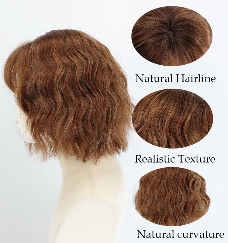 Bernice - Wigyy Wave Bob Elegant Wig with Bang